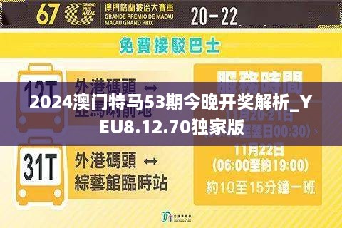 澳門今晚開特馬，探索未來的機遇與挑戰，澳門未來機遇與挑戰，特馬開啟新篇章