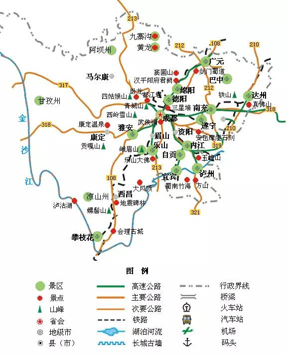 四川旅游景點地圖大全，探索天府之國的無限魅力，四川旅游景點地圖大全，探索天府之國的魅力之旅